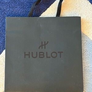 Hublot Boutique Large Watch Logo Shopping Bag